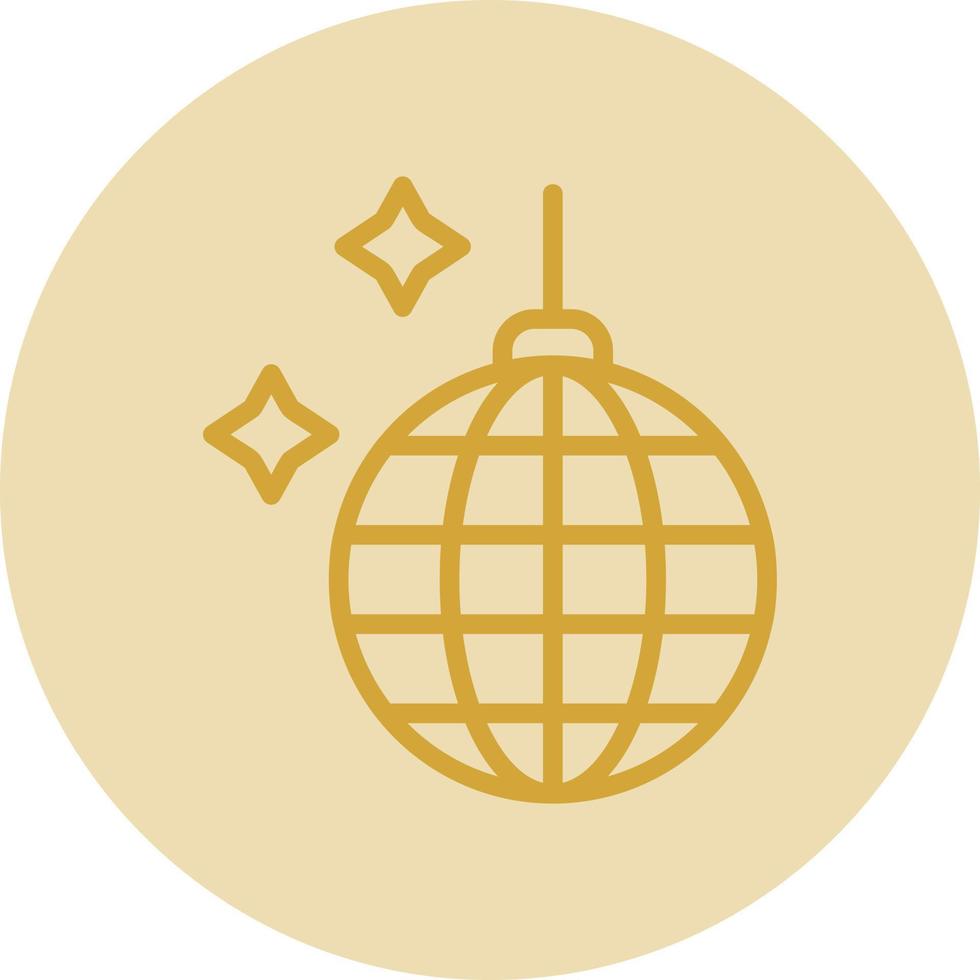 Disco Ball Vector Icon Design