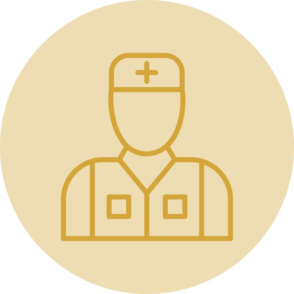 Male Patient Vector Icon Design