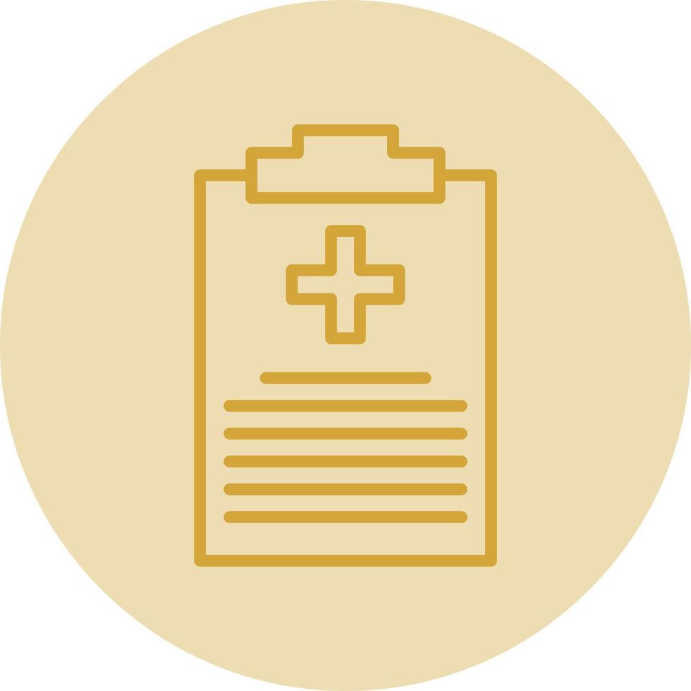 Medical Report Vector Icon Design