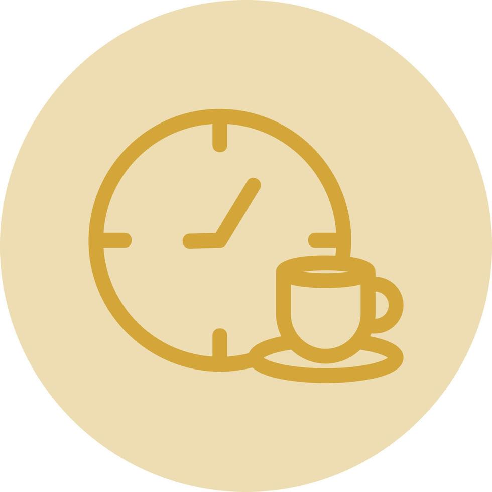 Coffee Break Vector Icon Design