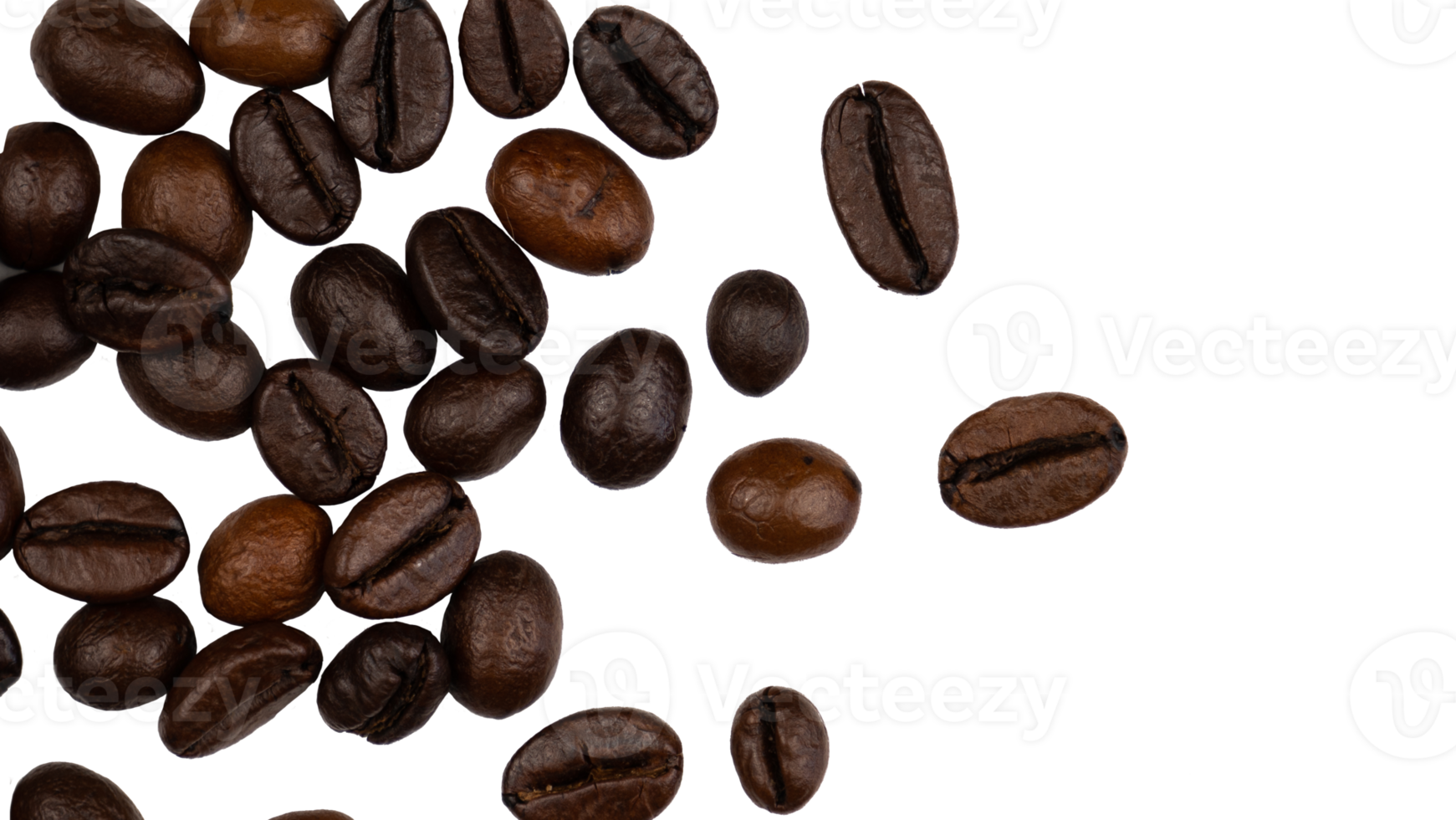 abstract coffee beans for copy space png