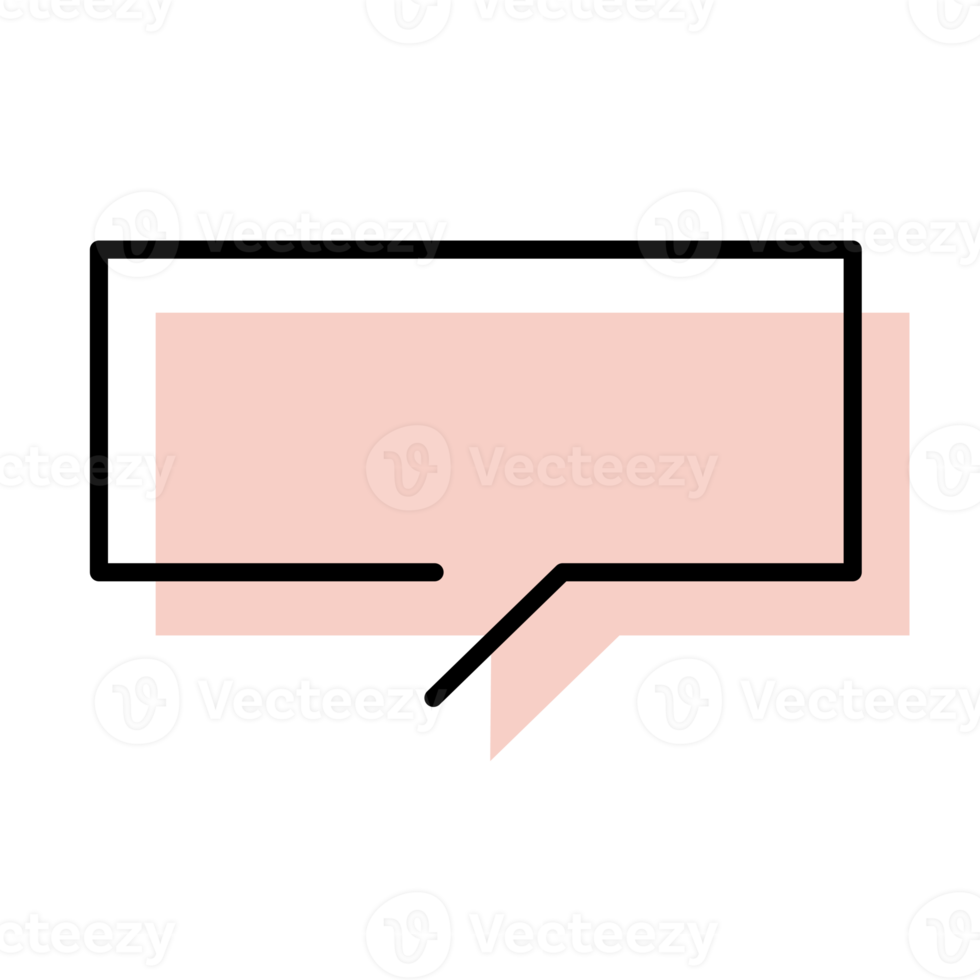 bavarder conception élément pour la toile interface png