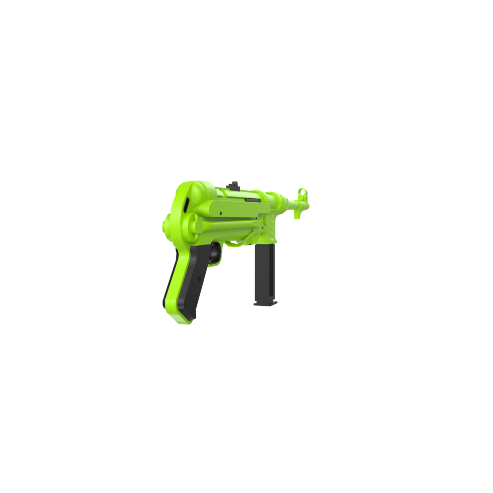 MP40 weapon isolated on transparent png