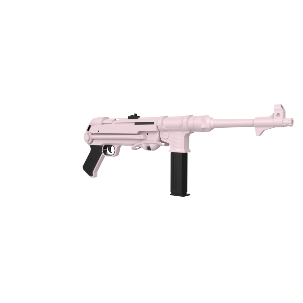 mp40 wapen geïsoleerd Aan transparant png