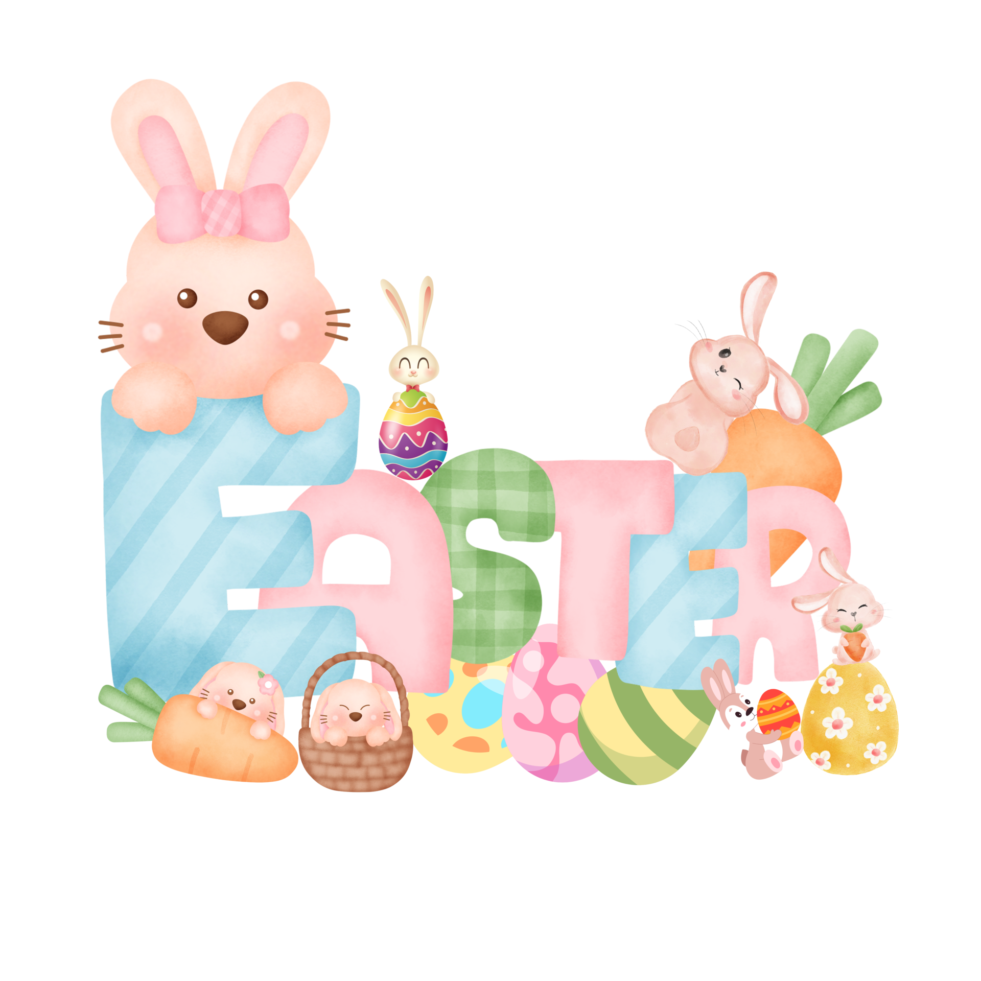 Easter Bunny Happy Easter Day 21285910 PNG