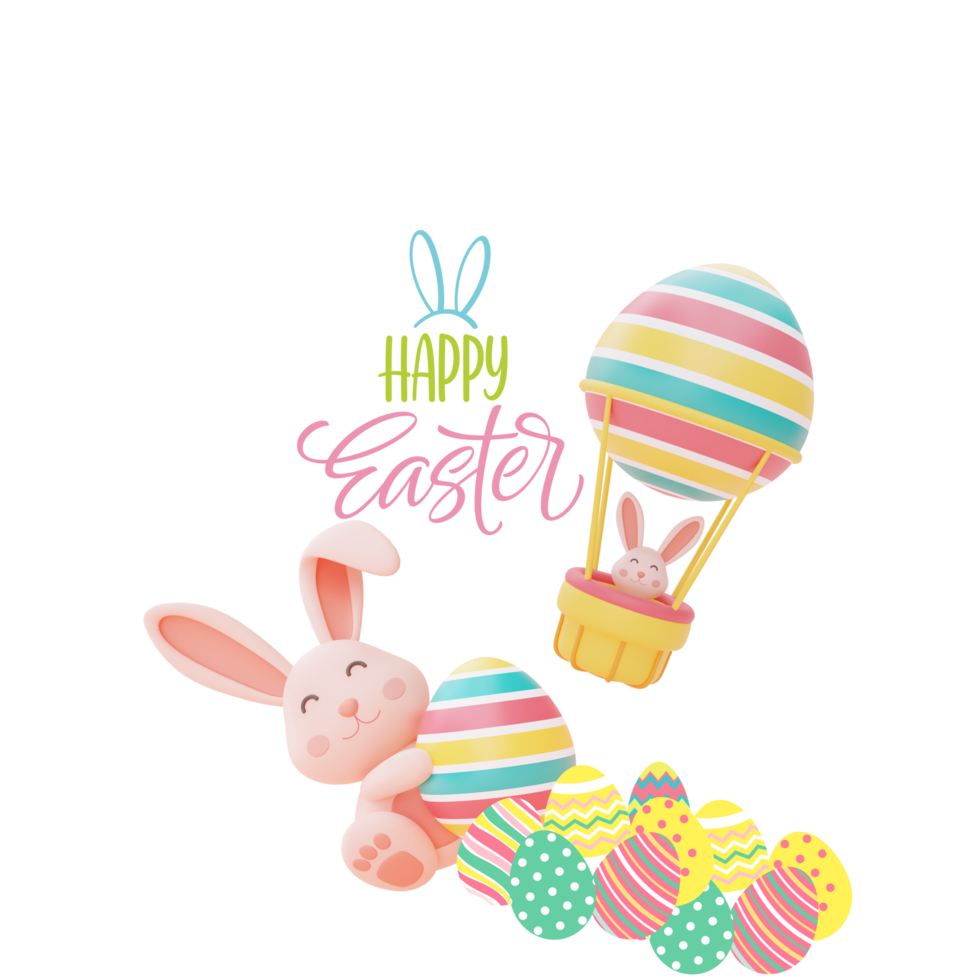 Rabbit Happy Ester Day png