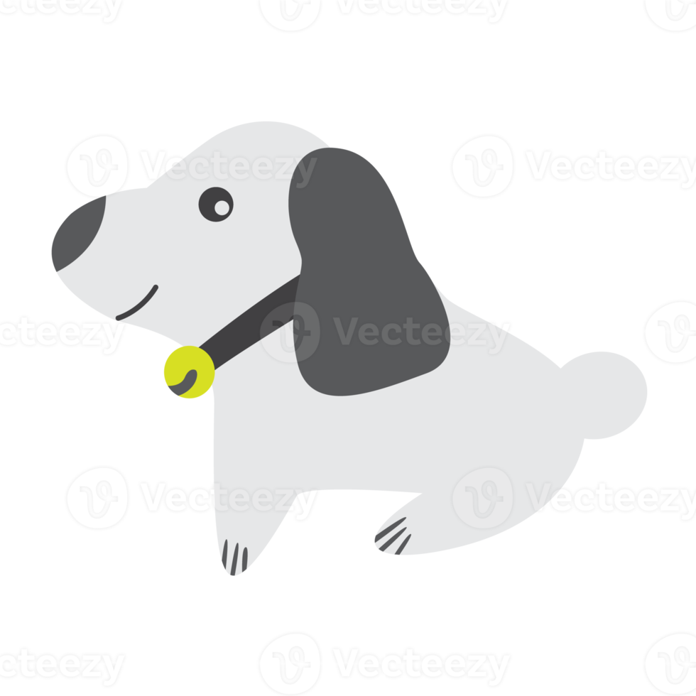 Illustration of funny dog. png