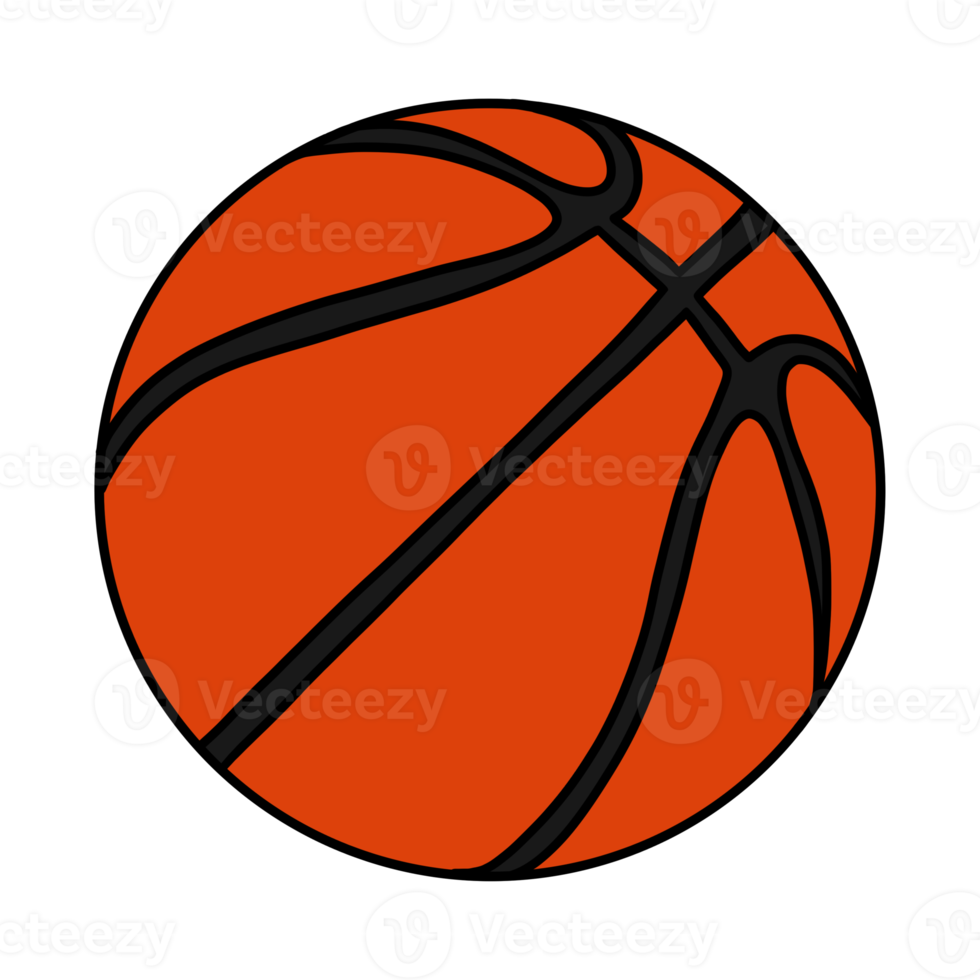 Basic Basketball Drawing png