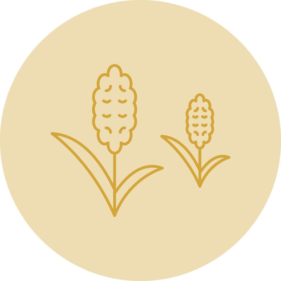 Hyacinth Vector Icon Design