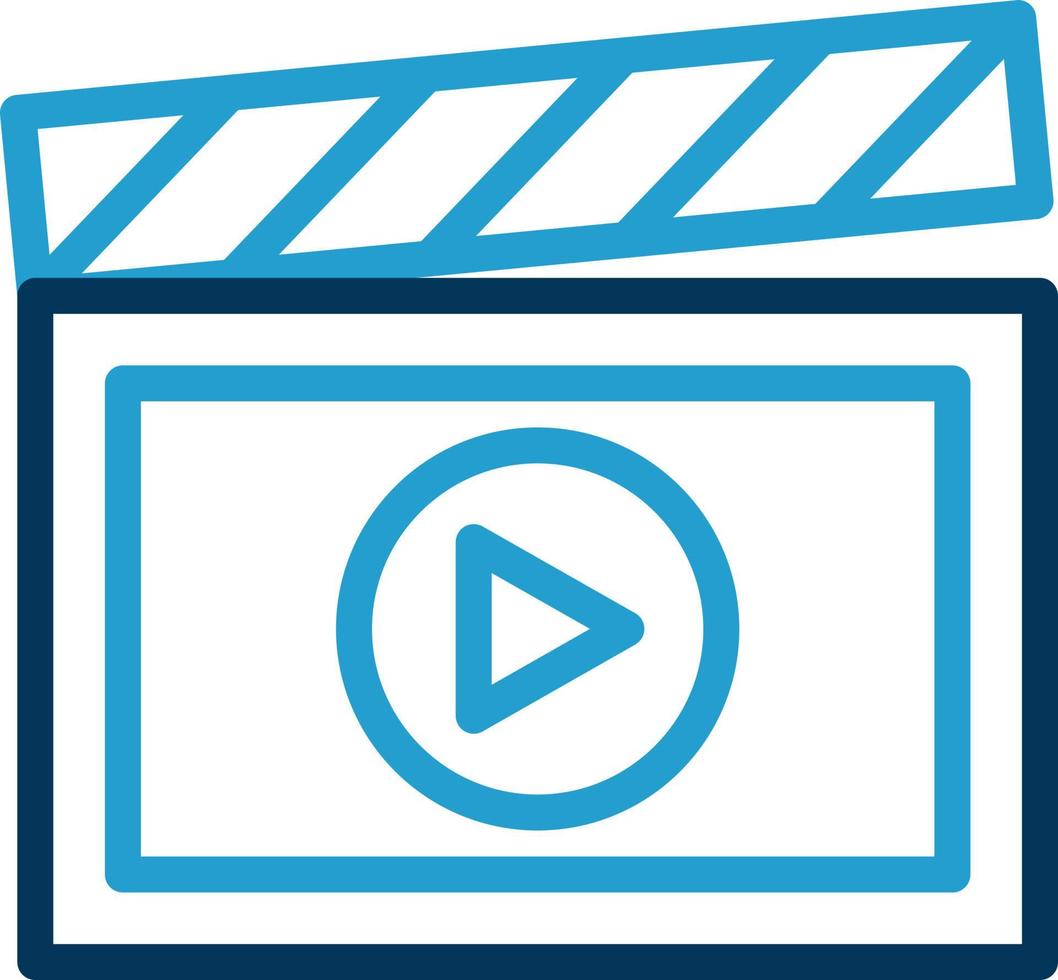 Video Making Vector Icon Design