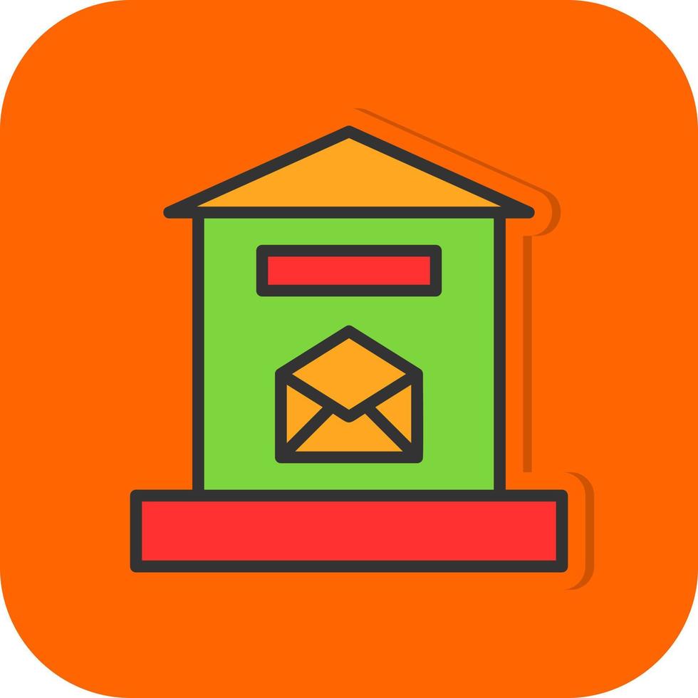 Letter Box Vector Icon Design
