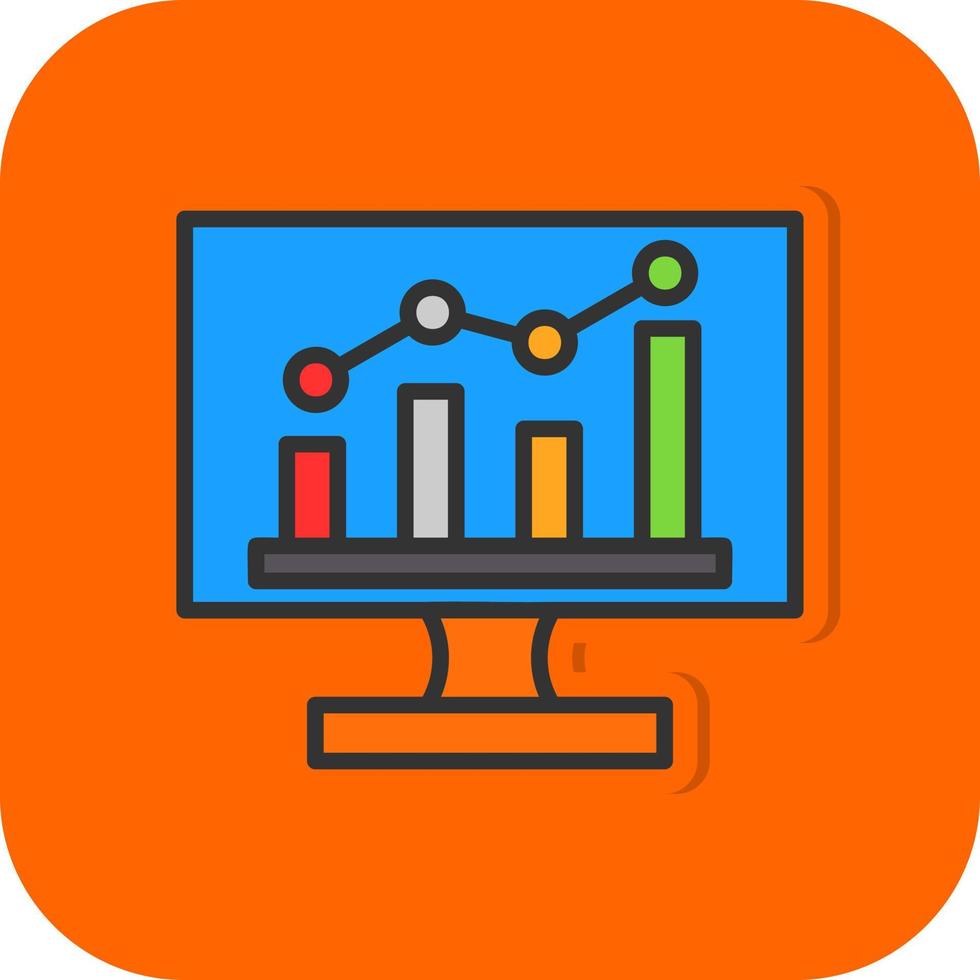 Monitoring Vector Icon Design