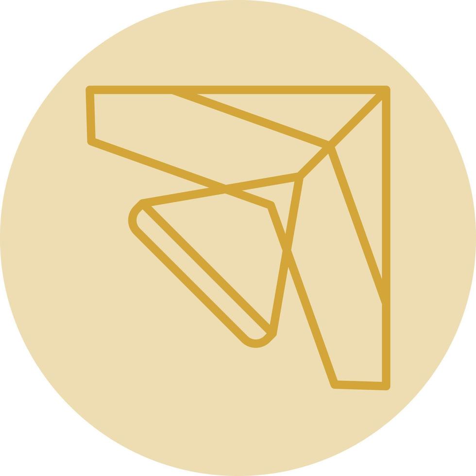 Glider Vector Icon Design