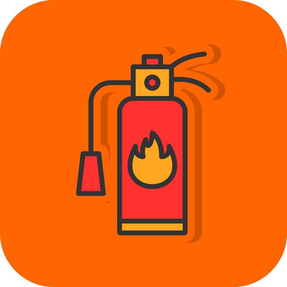 Fire Extinguisher Vector Icon Design