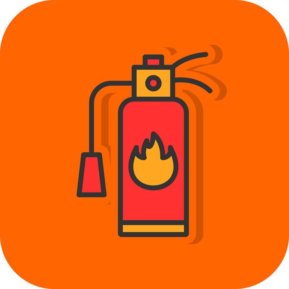 diseño de icono de vector de extintor de incendios