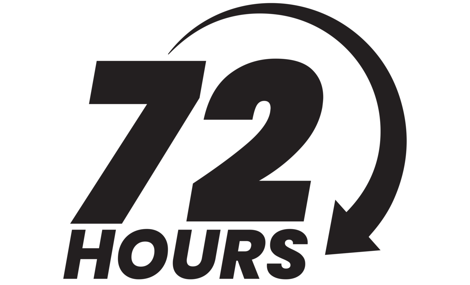 72 horas logo en transparente antecedentes png