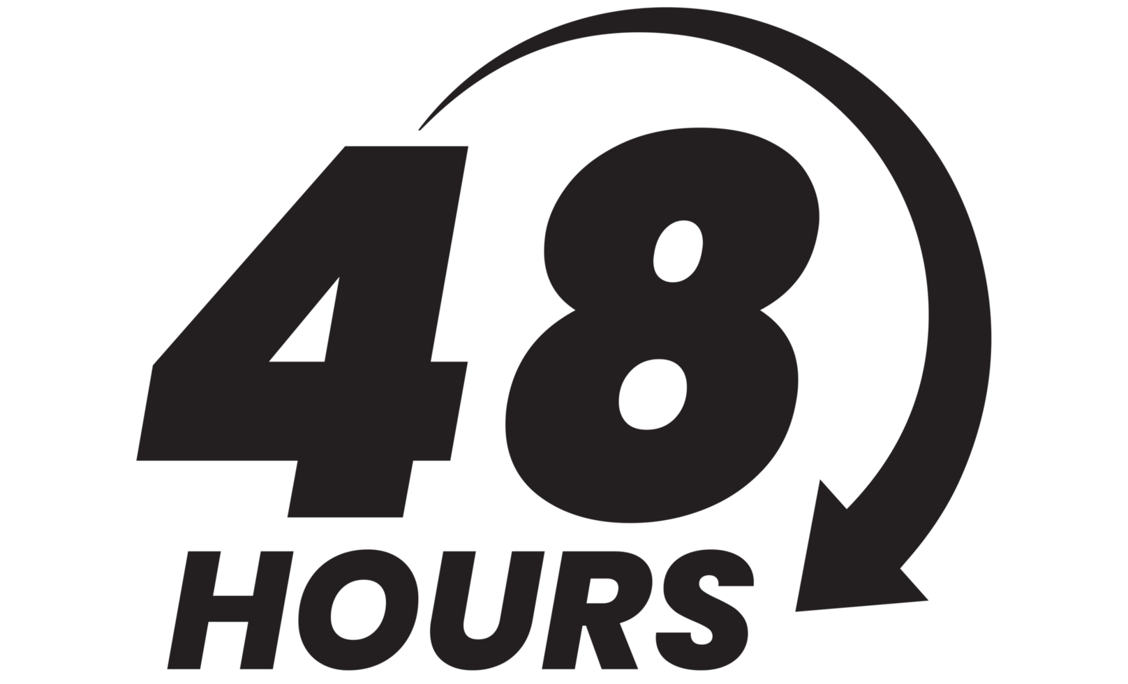 72 Hours logo on transparent background png