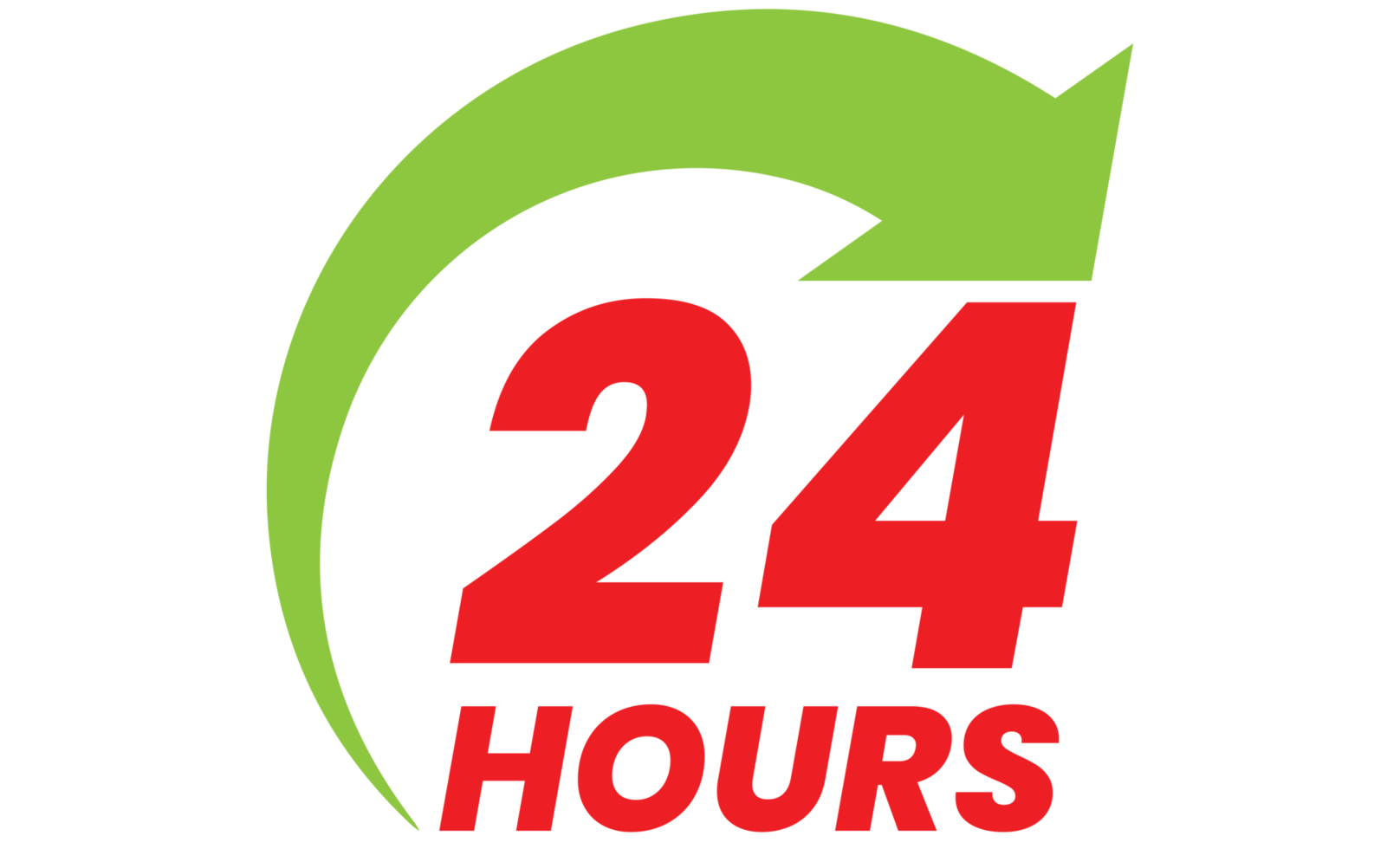 24 Hours Sign On Transparent Background 21286391 PNG