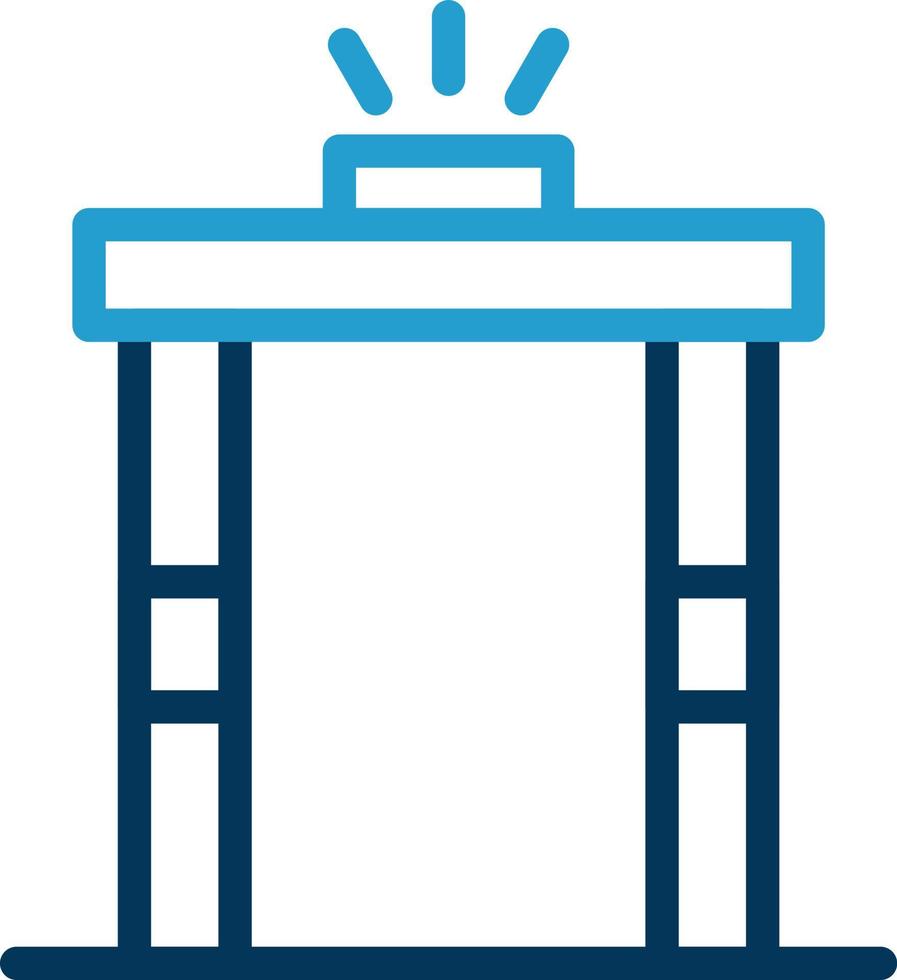 Metal Detector Vector Icon Design