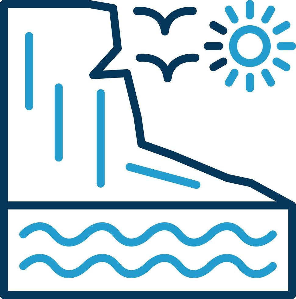 Cliff Vector Icon Design