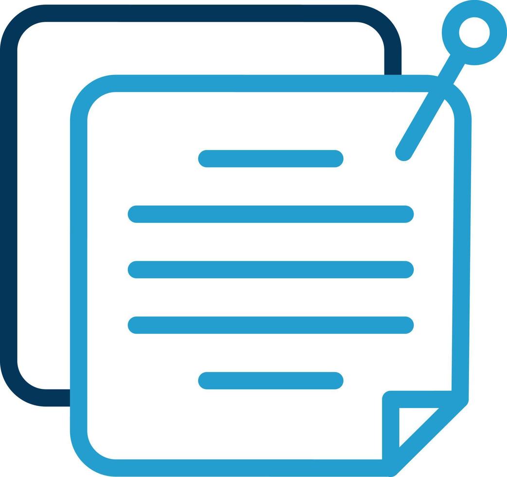 Sticky Note Vector Icon Design