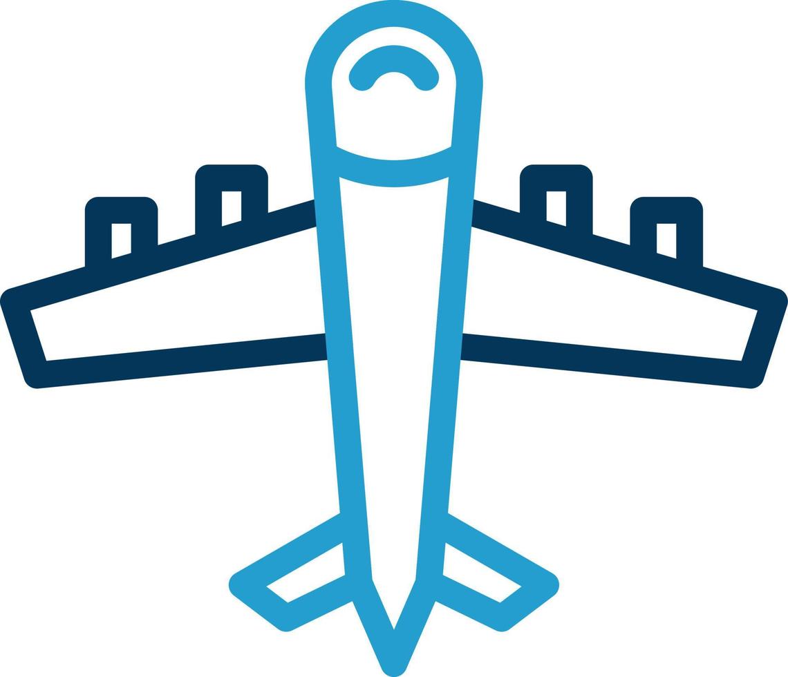 Airplane Vector Icon Design