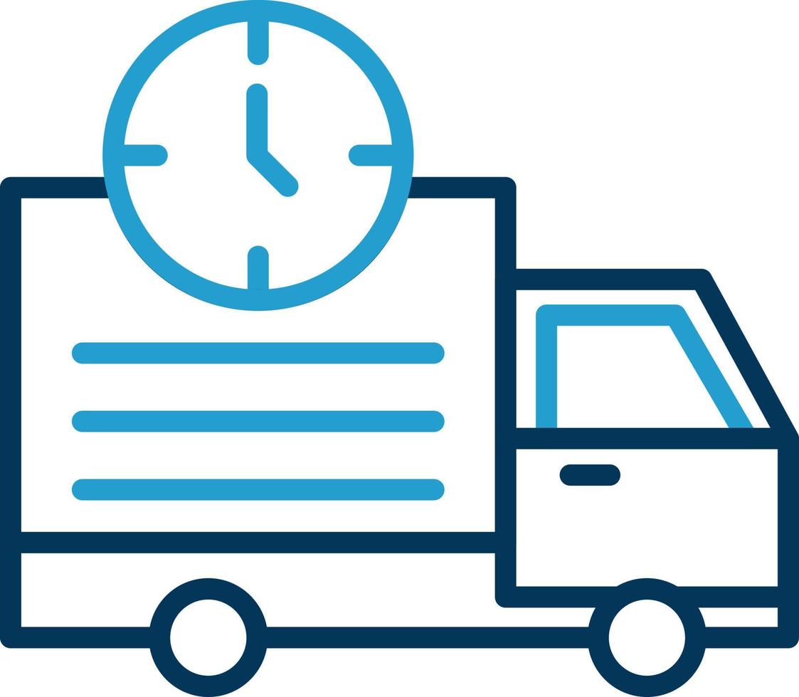 Delivery Time Vector Icon Design