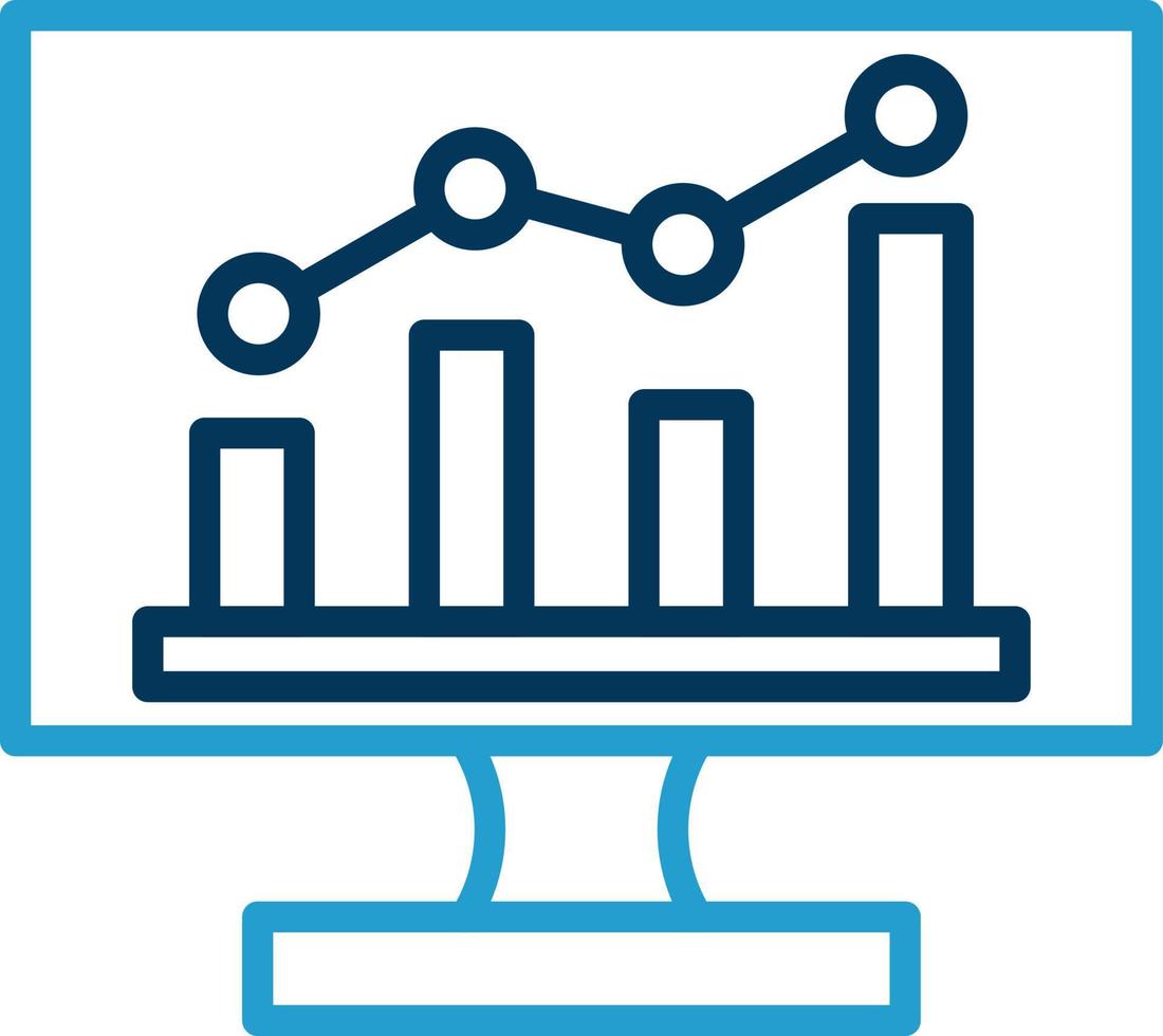 Monitoring Vector Icon Design