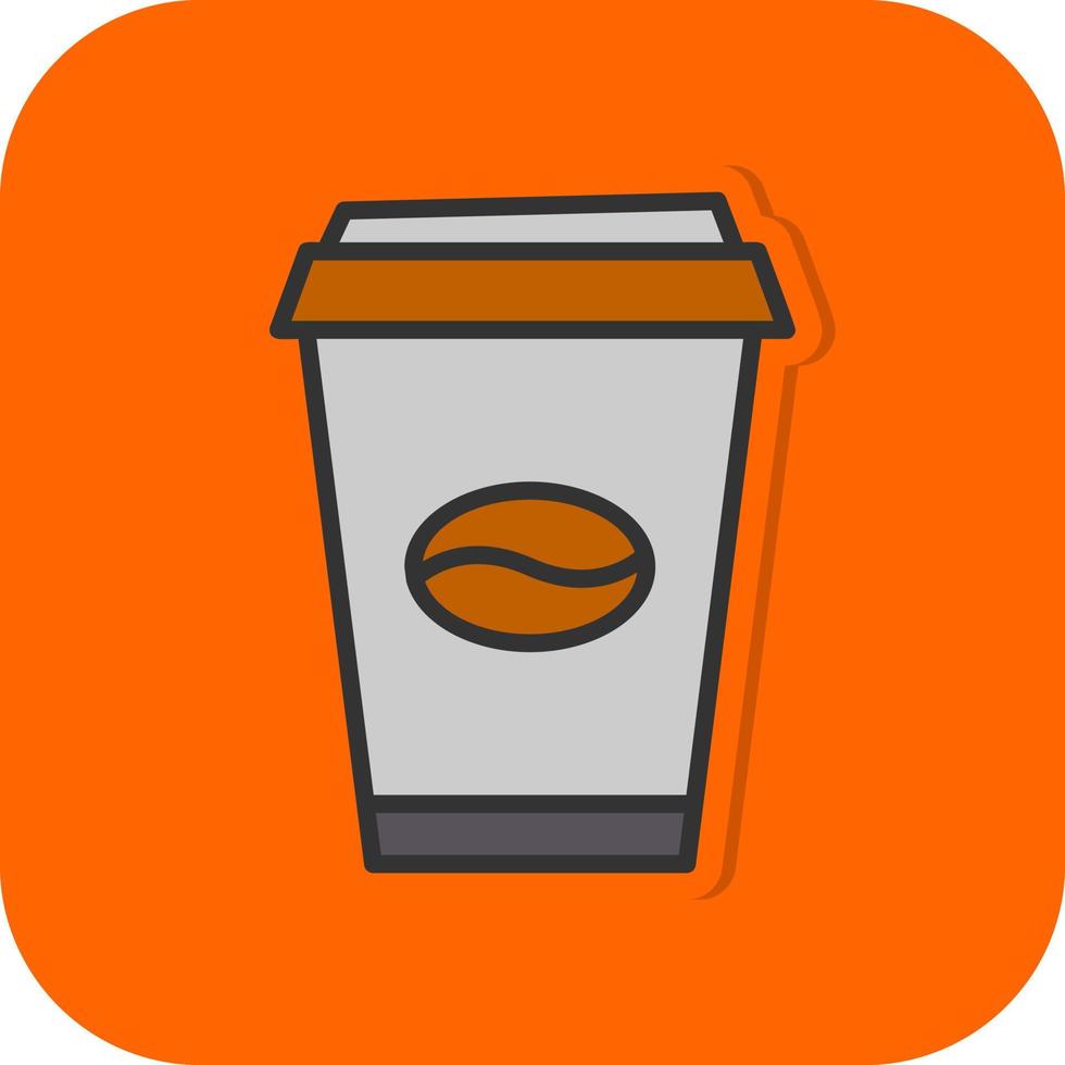 Coffee Cup Vector Icon Design