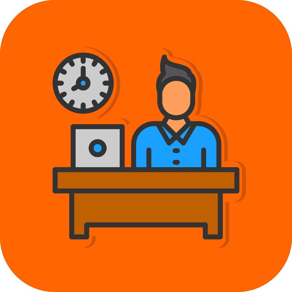 Overtime Vector Icon Design