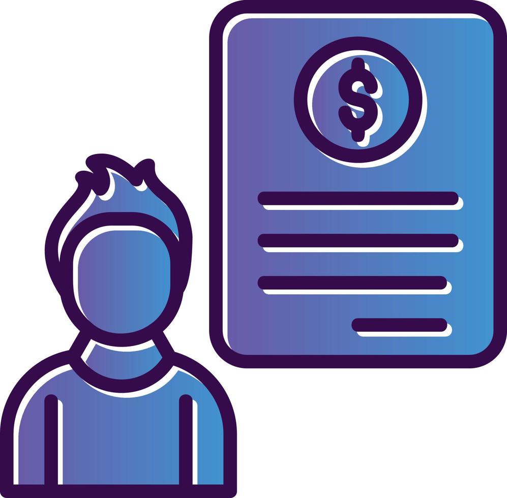 Auditor Vector Icon Design
