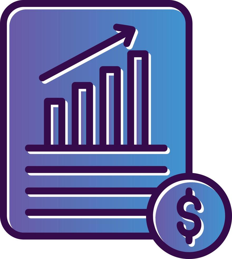 Debt Analysis Vector Icon Design