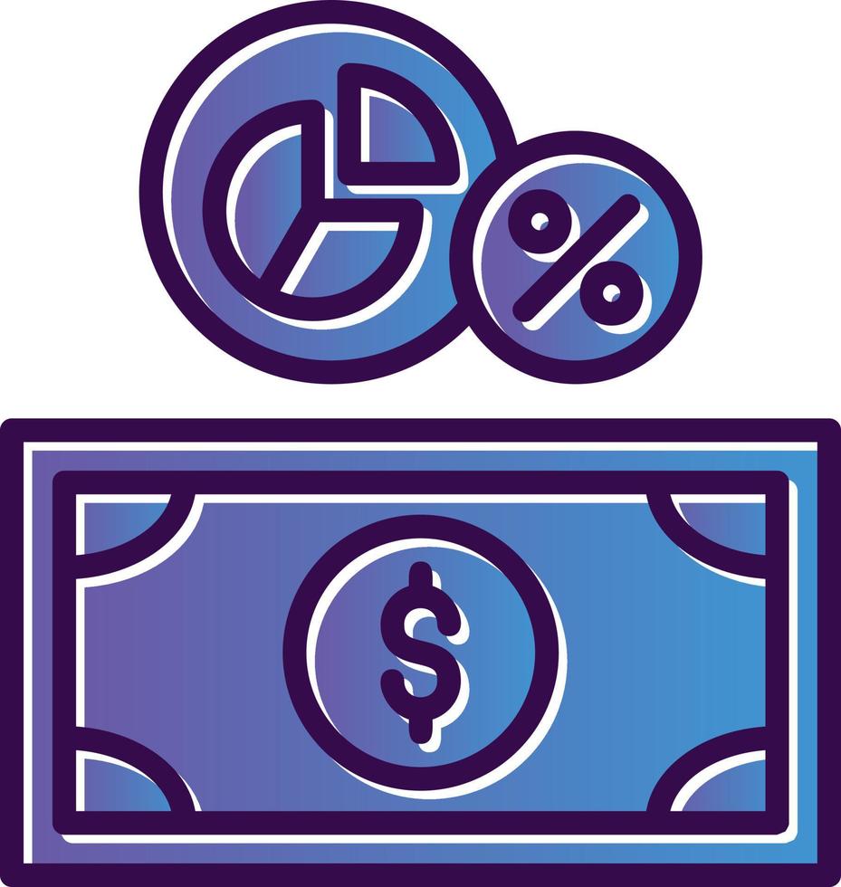Money Margin Vector Icon Design