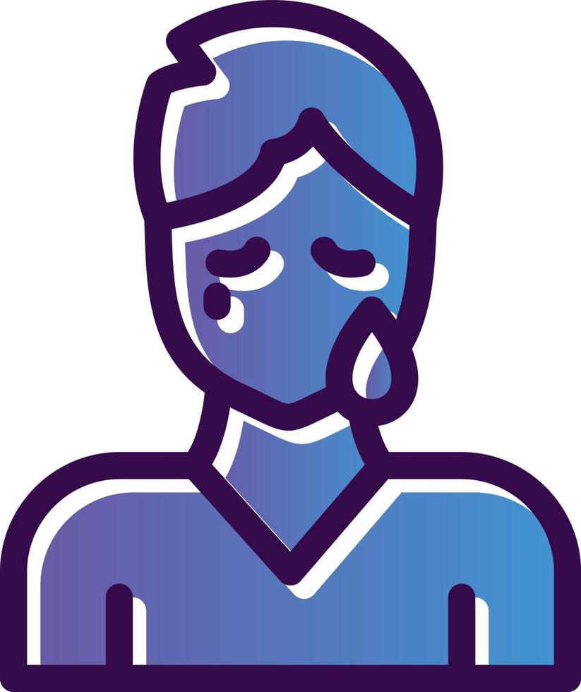 Grief Vector Icon Design