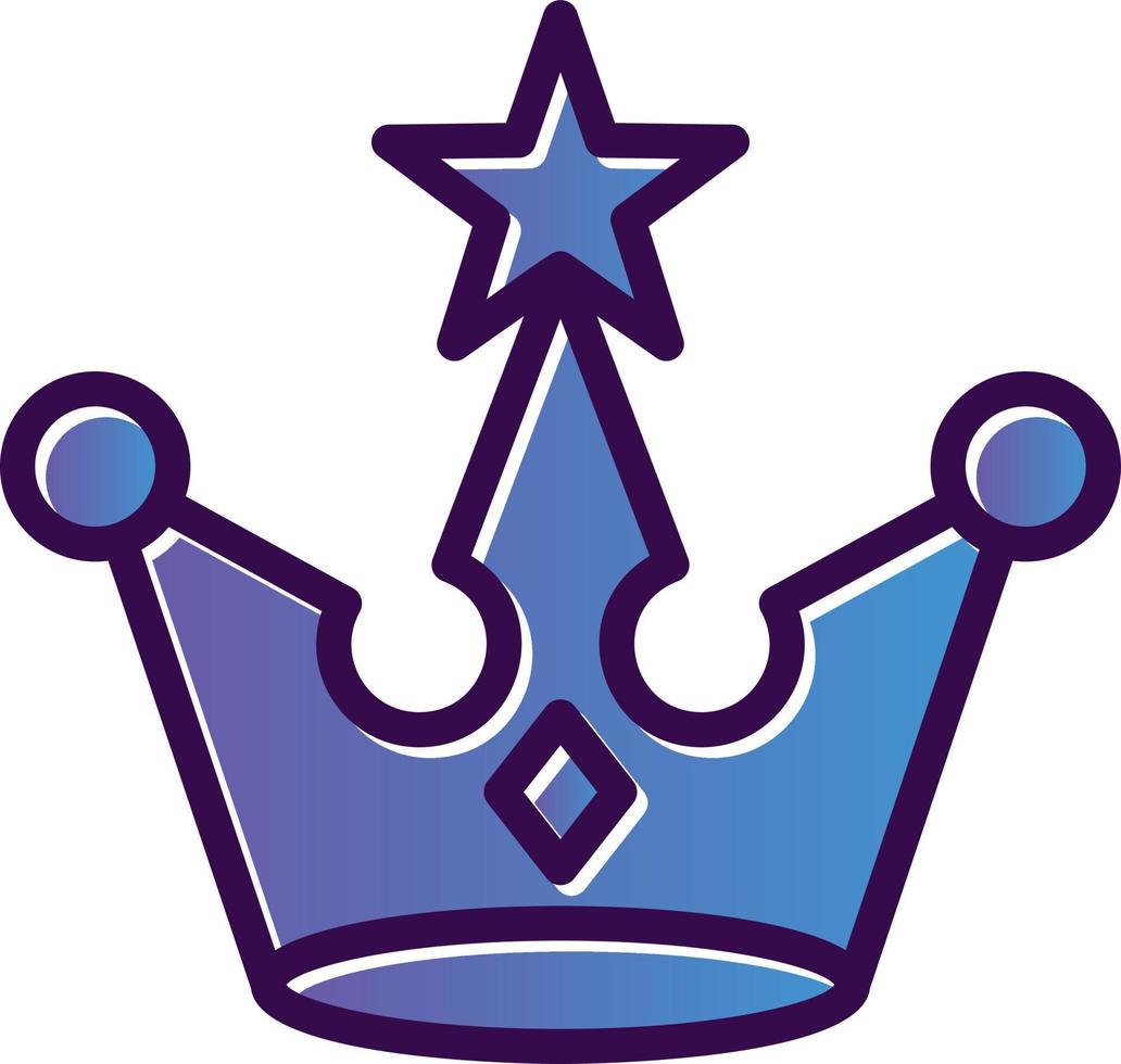 Crown Vector Icon Design