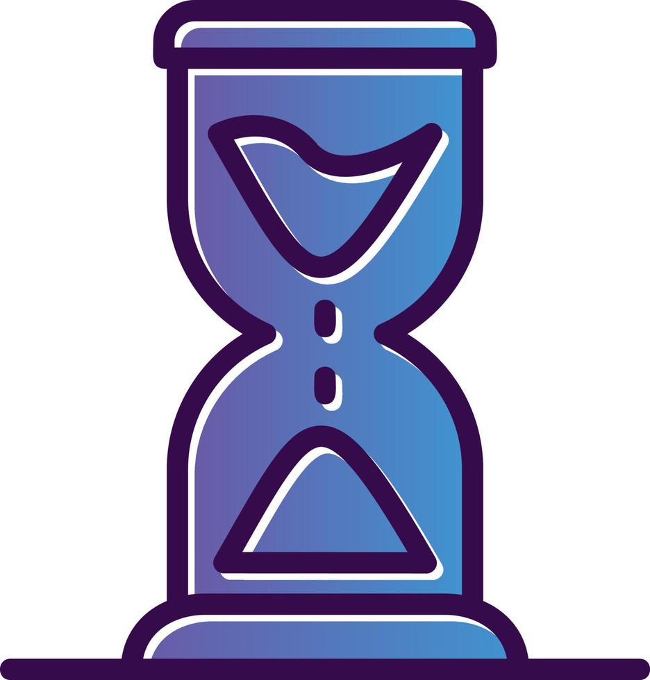 Hourglass Vector Icon Design