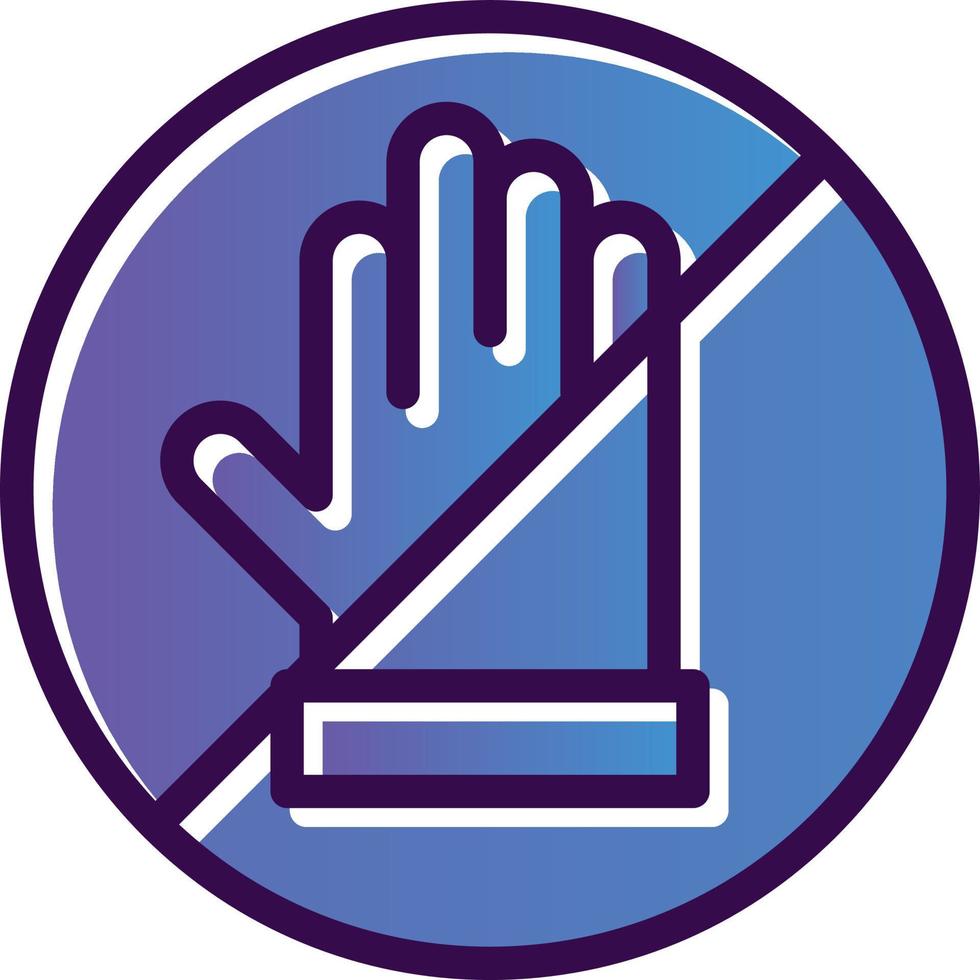 Hand Off Vector Icon Design