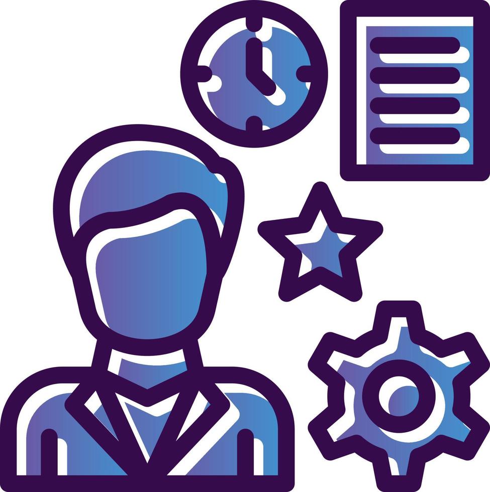 Product Manager Vector Icon Design