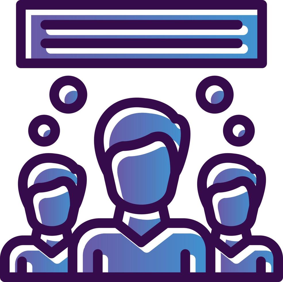 Meeting Vector Icon Design