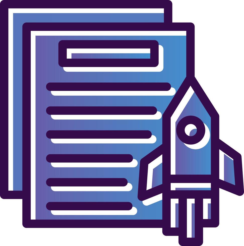 Project Start Vector Icon Design