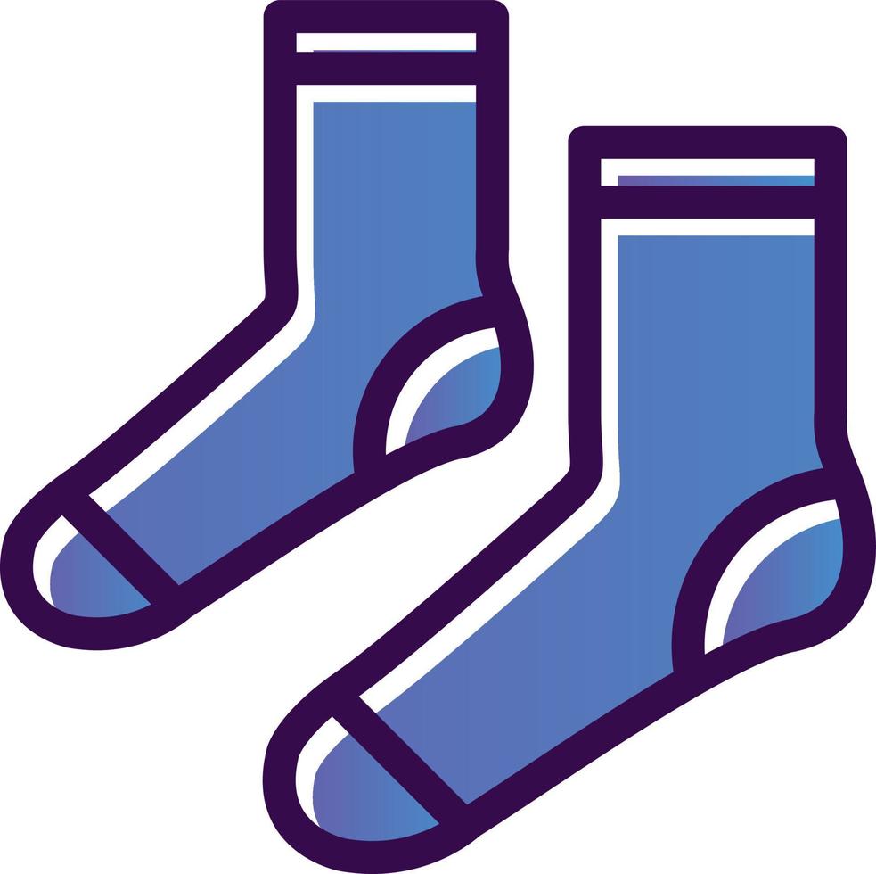 Socks Vector Icon Design