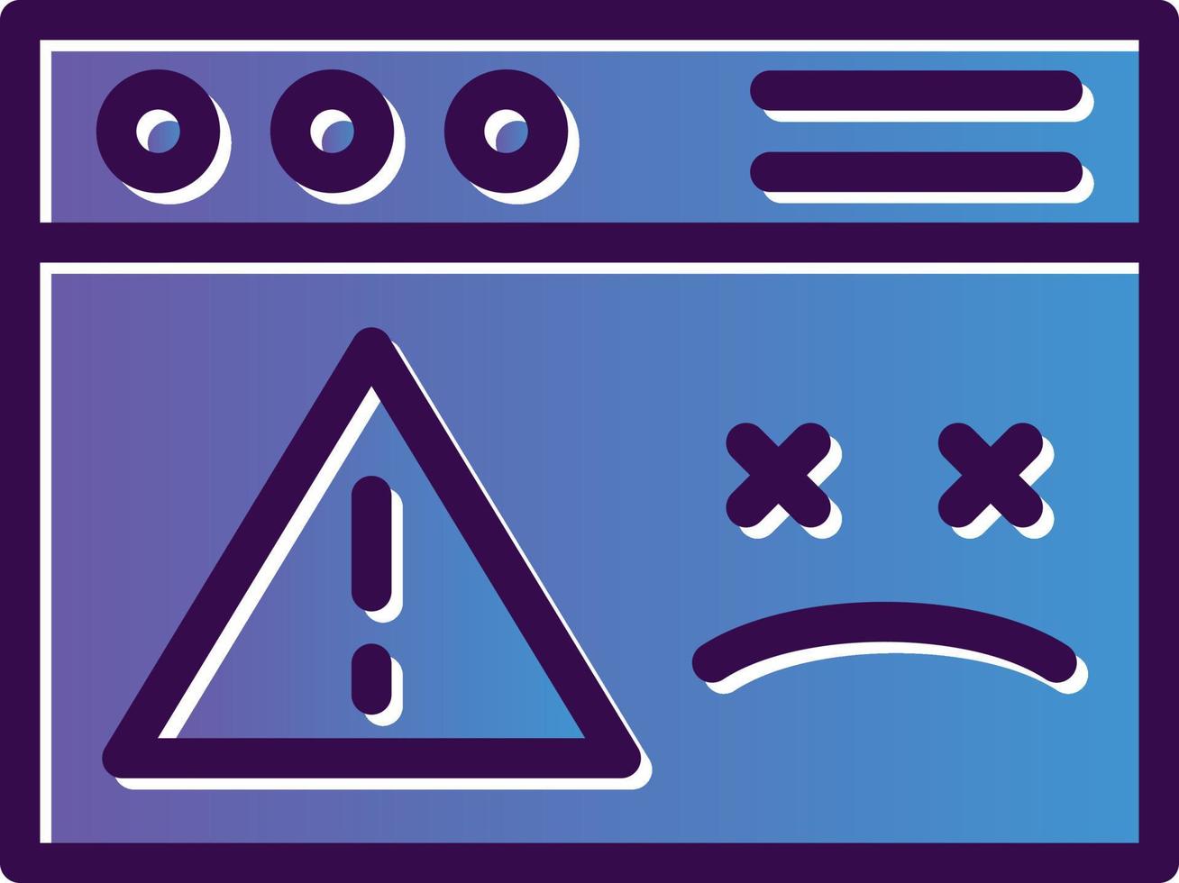 Website Dead Vector Icon Design