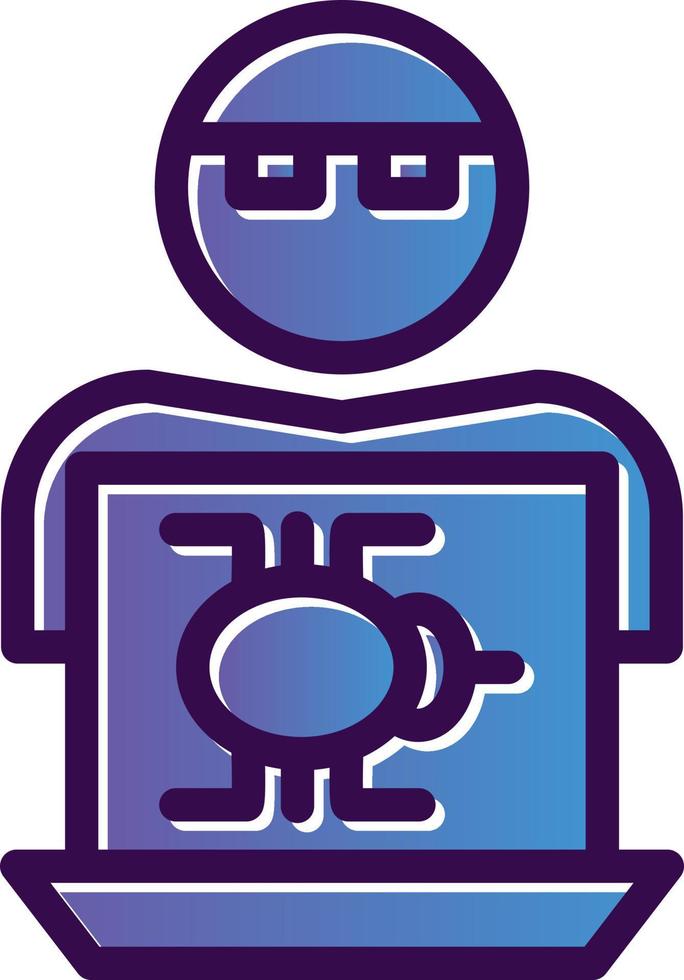 Hacker Vector Icon Design