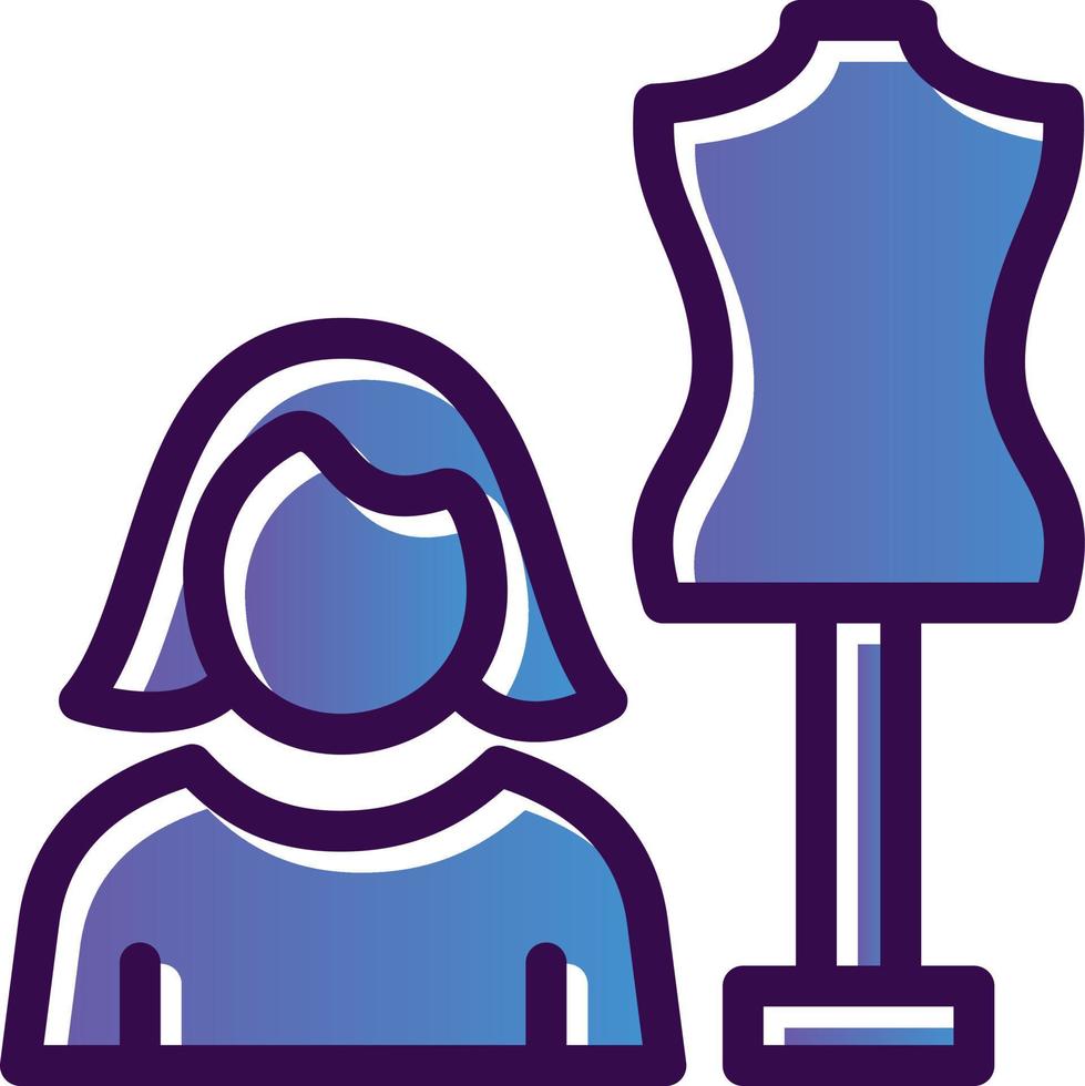 Fashion Designer Vector Icon Design