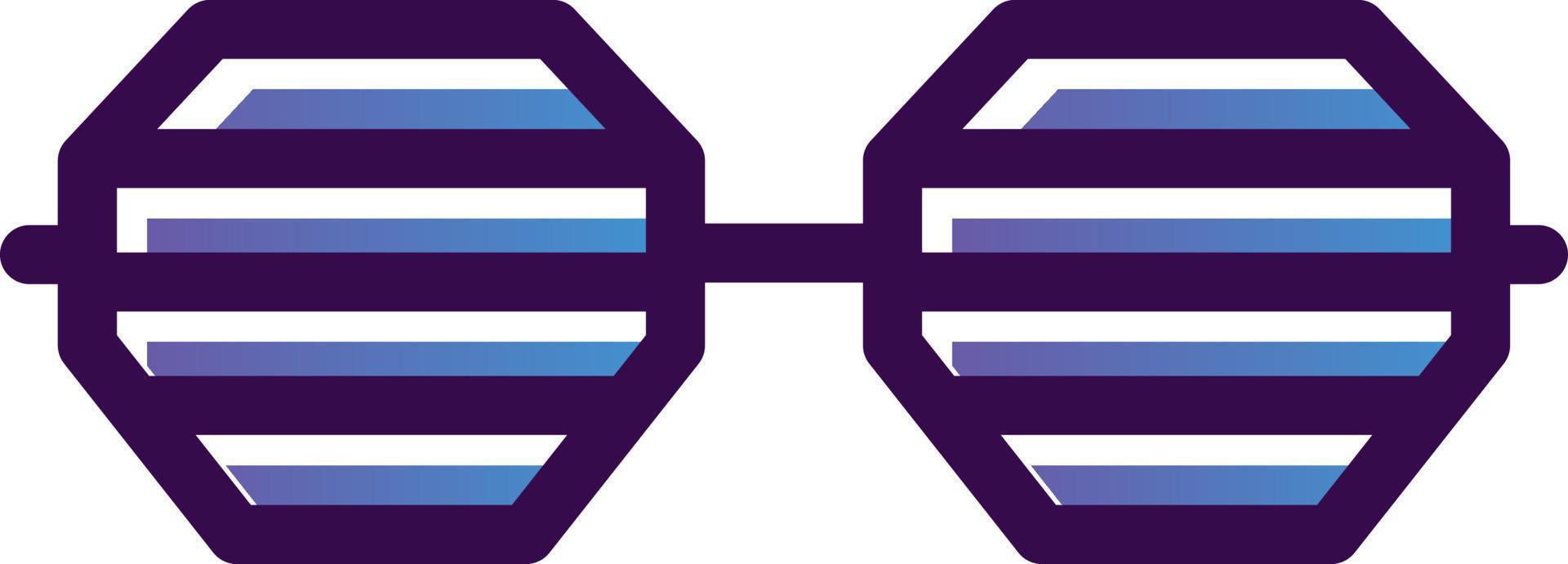 Party Glasses Vector Icon Design