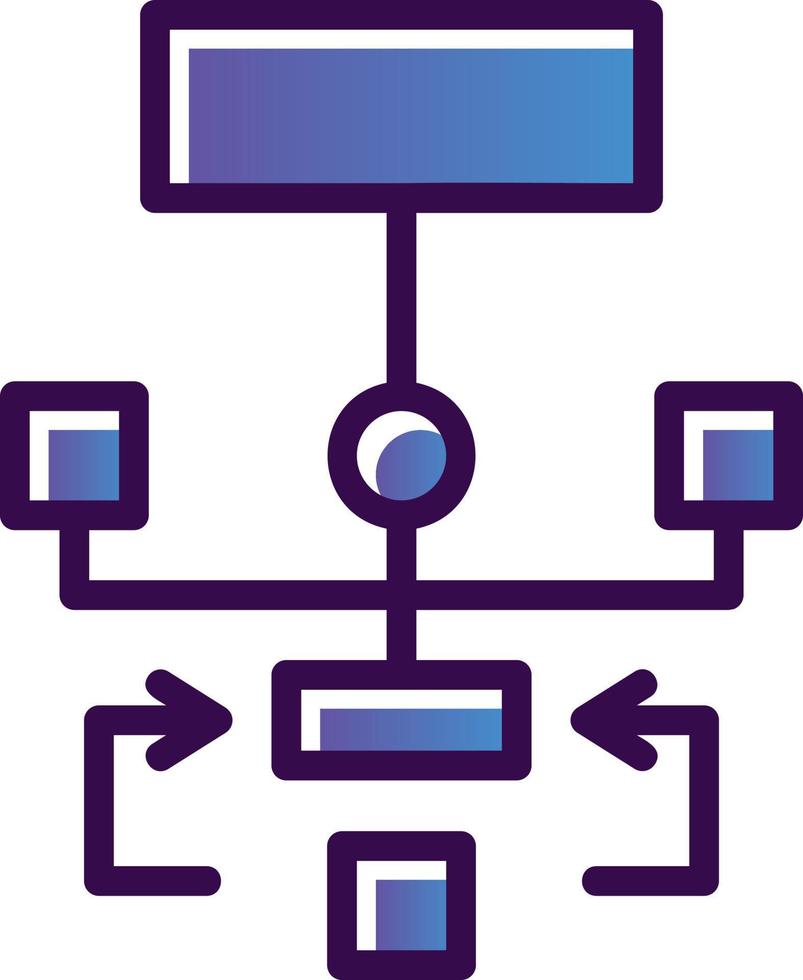 diseño de icono de vector de algoritmo