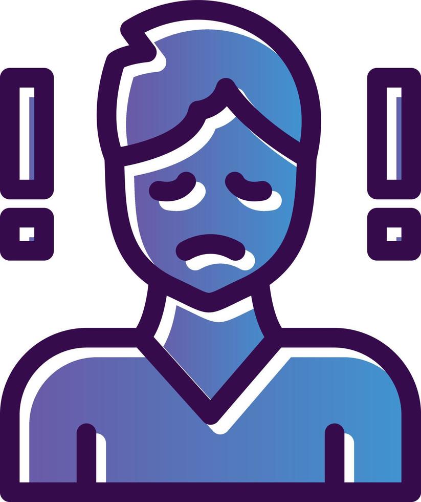 Anxiety Vector Icon Design