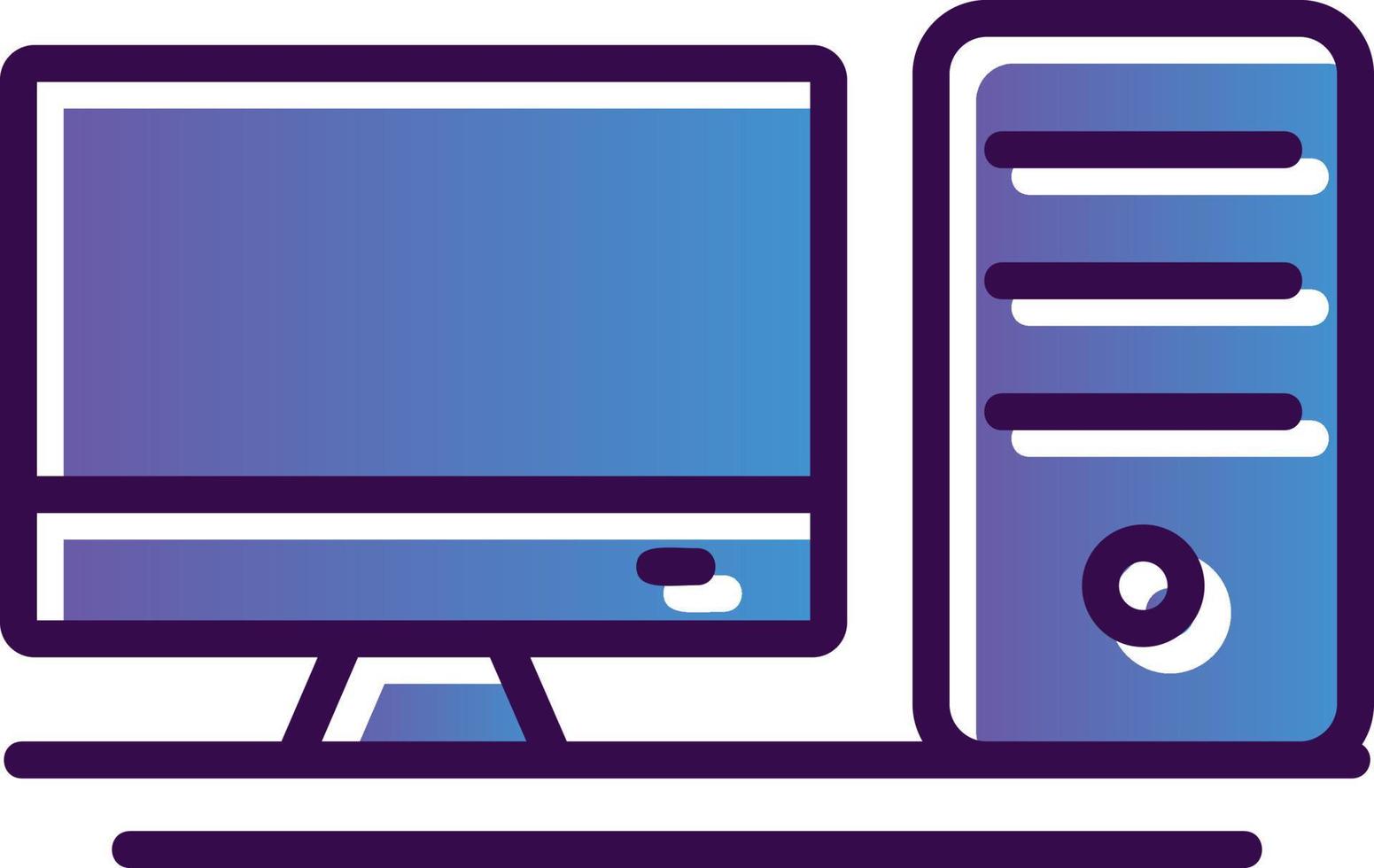 Computer Vector Icon Design