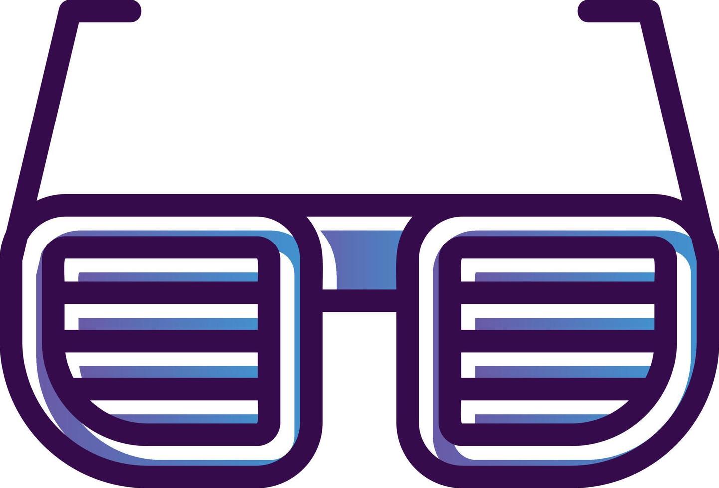 Fun Glasses Vector Icon Design