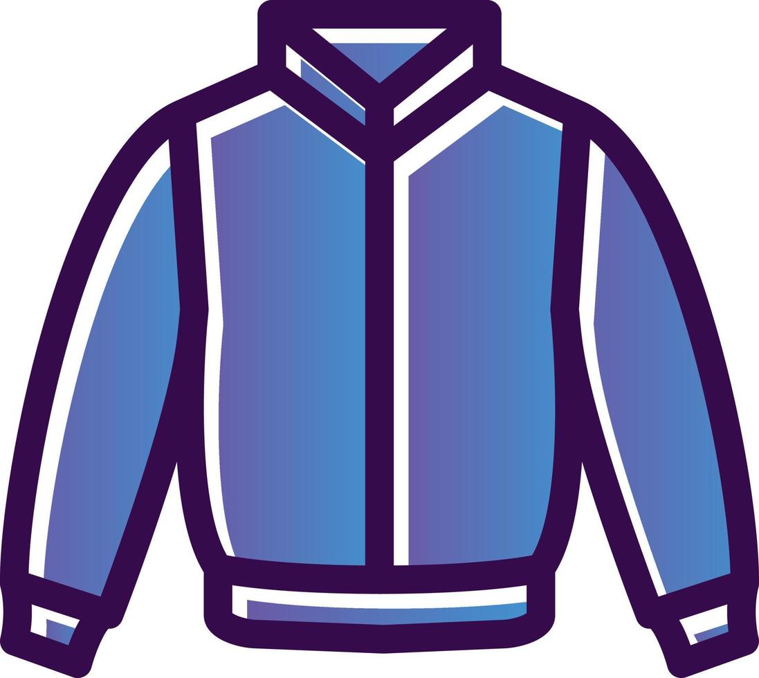 diseño de icono de vector de chaqueta varsity